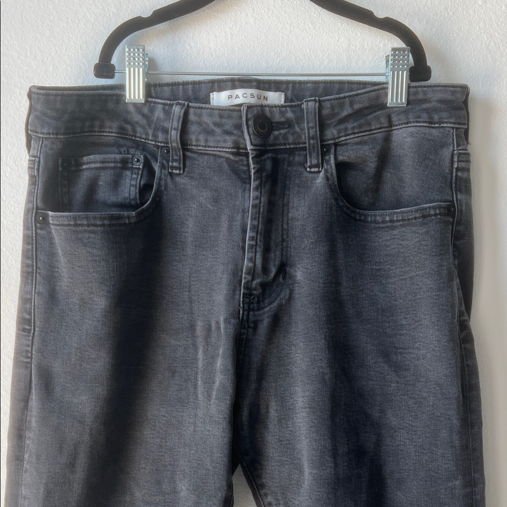 PacSun Men's Slim Black Jeans - Picture 5 of 5